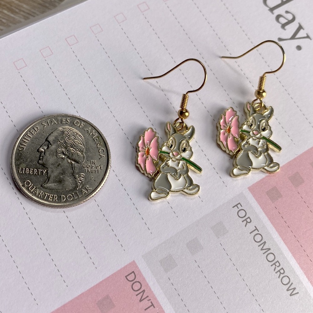 New Thumper Bunny Disney Character Earrings - Picture 3 of 5